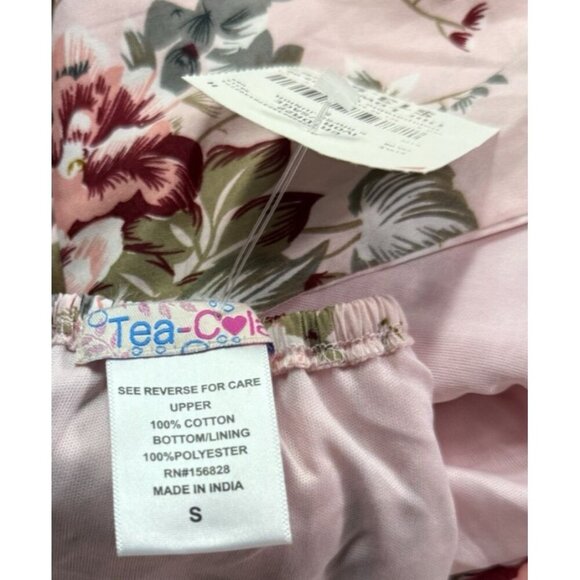 NWT Tea-Cola V-Neck Crochet Lined Strap Sleeveless Open Back Midi Dress Pink - Picture 4 of 6